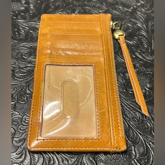 HOBO Tan Leather Card Wallet - Picture 4 of 7